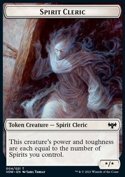 Spirit Cleric Token (White */*)