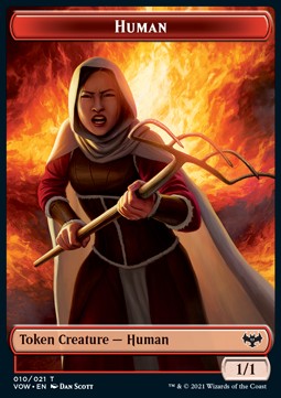 Human Token (R 1/1) // Copy Token