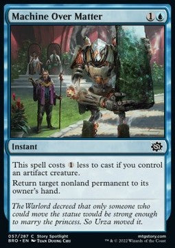Machine Over Matter