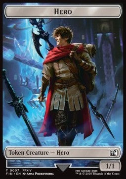 Hero Token (W 1/1) // Treasure Token (V.6)