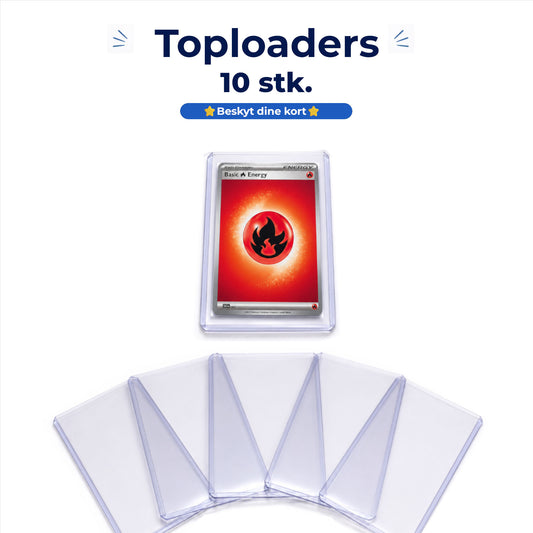 💎 Toploadermappe (96 kort) + 10 toploaders
